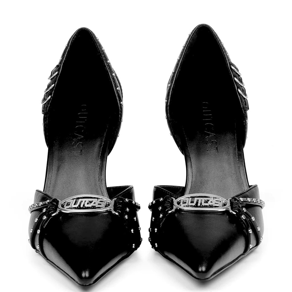 Outcast Zaneta Size 7, leather studded heel. Very edgy and sexy. Easy to walk